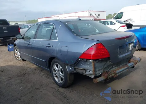 2007 Honda Accord 2.4 Ex из США, поврежденный, VIN 1HGCM56867A041797